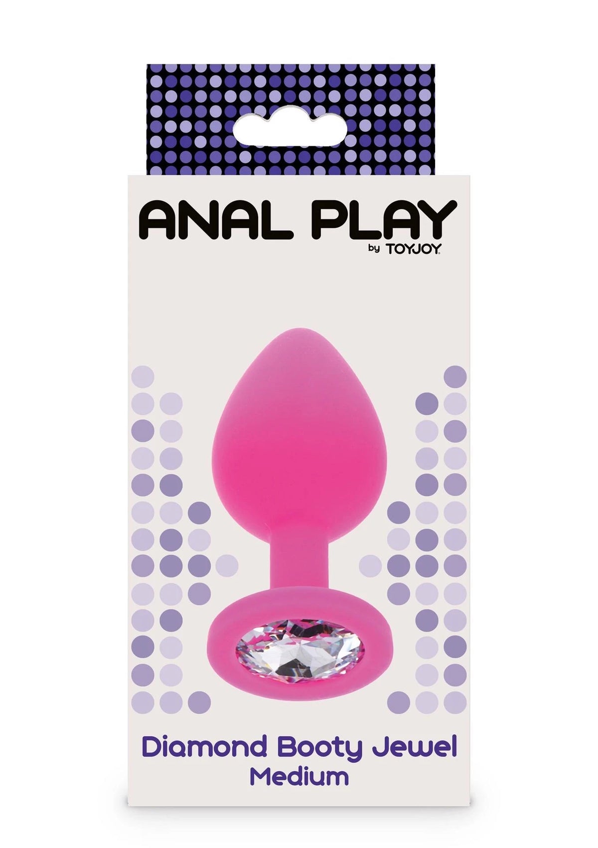 Plug anale Booty – con gioiello 30-10574-X-PINK | ToyJoy