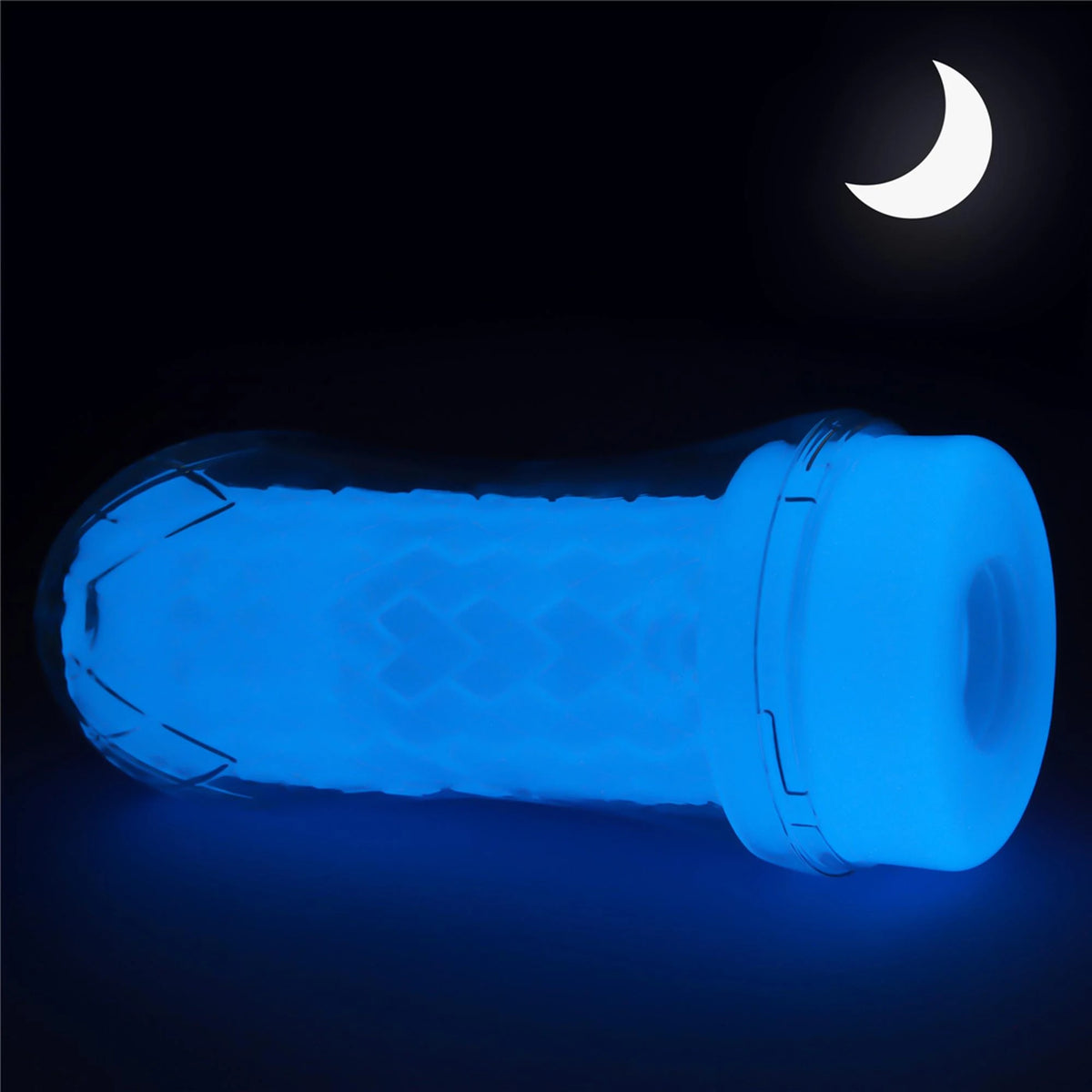 Maszturbátor Lumino Play Pocketed 20.5 cm – vibrációs, zsebméretű, átlátszó | Lovetoy