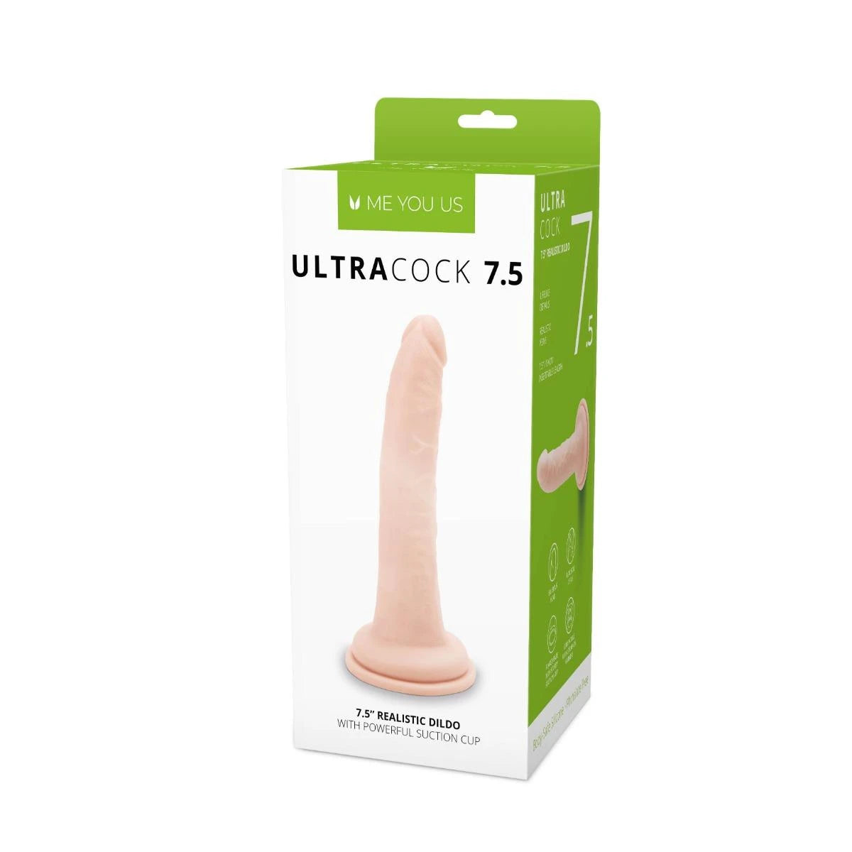 Dildo realistico 7.5in – con ventosa, nude | Me You Us