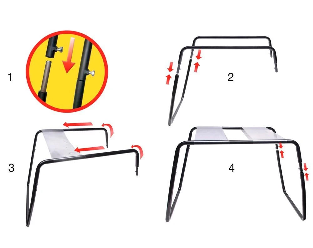 Sex machine Incredible Stool – trasparente | Fetish Fantasy Series