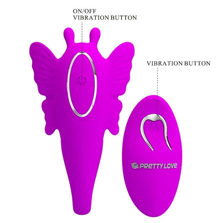 Stimolatore clitorideo Chimera 12 funzioni – con telecomando, ricaricabile, rosa | Pretty Love