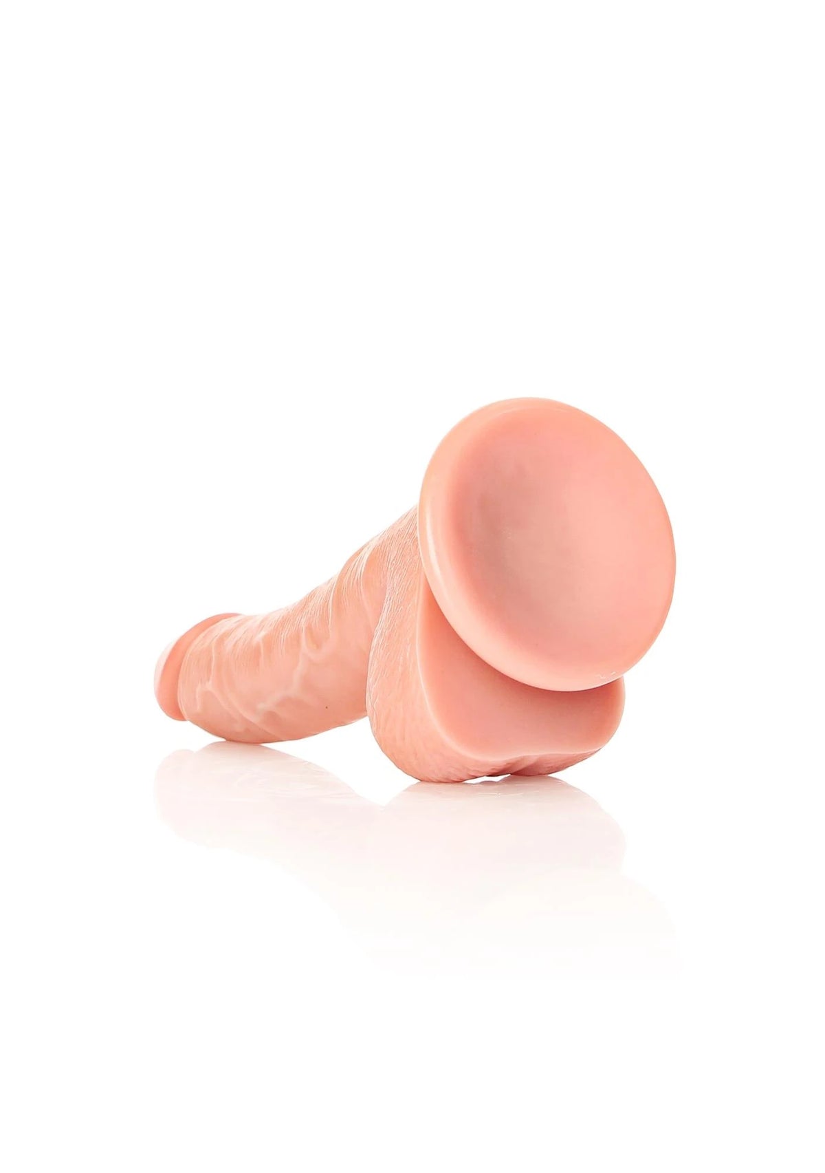 Realistischer Dildo Curved 9 cm – mit Saugnapf, hautfarben | RealRock