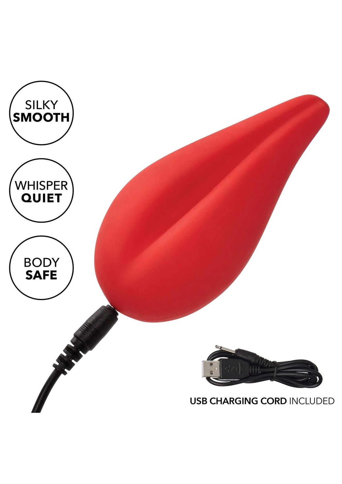 Stimolatore clitorideo Flicker 10 funzioni – rosso | Calexotics