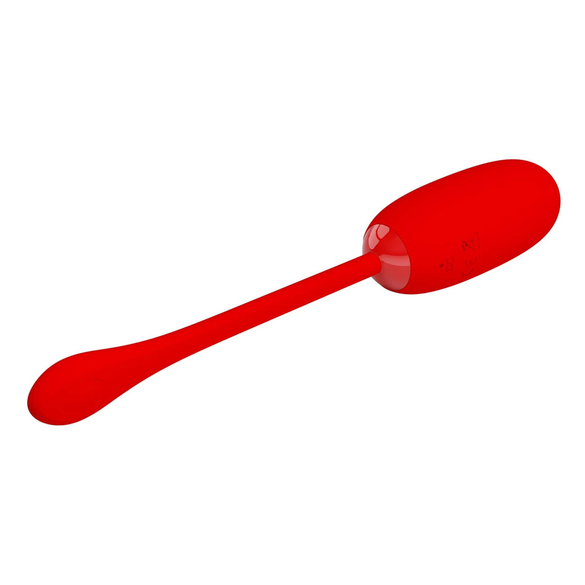 Ovetto vibrante Julius 12 funzioni – ricaricabile, rosso | Pretty Love