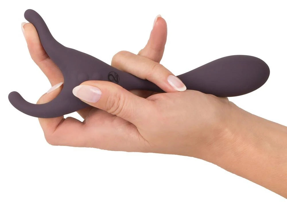 Vibratore speciale Controlled Couple's 10 funzioni – con telecomando, viola | Couples Choice