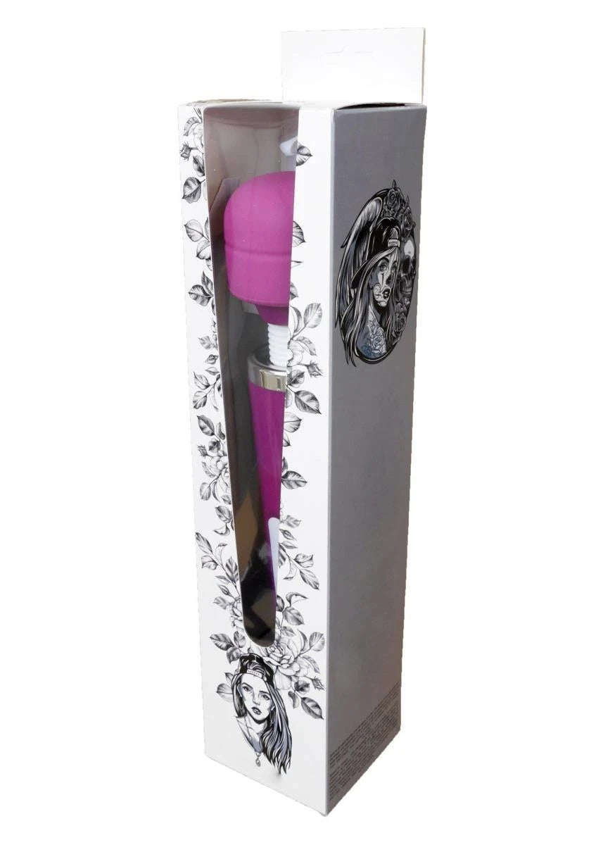 Masajeador wand Magic 10 funciones – recargable, morado | Favorites