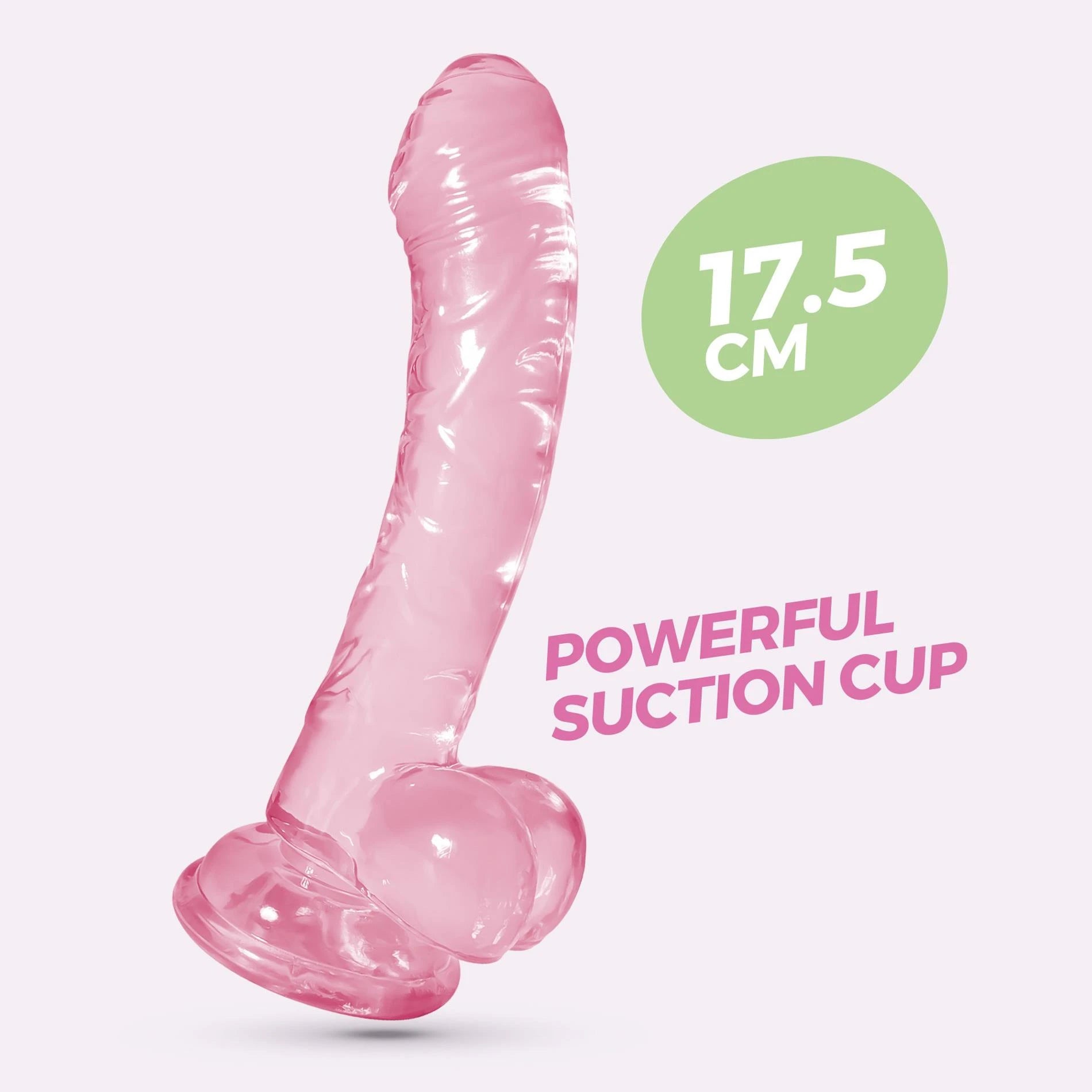 CRUSHIOUS HUDINI JELLY ANAL DILDO ROSE