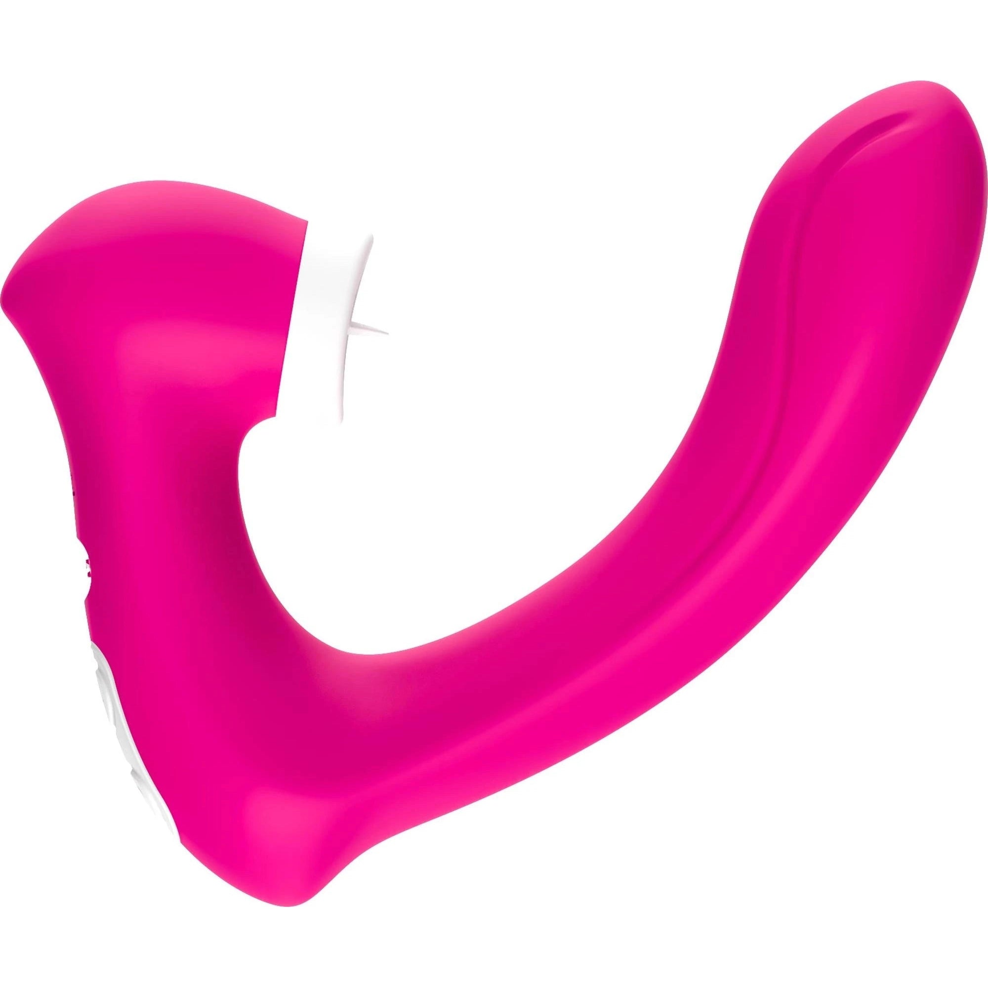 Silicone Stimulator 2*9 Vibration Function Rose Red