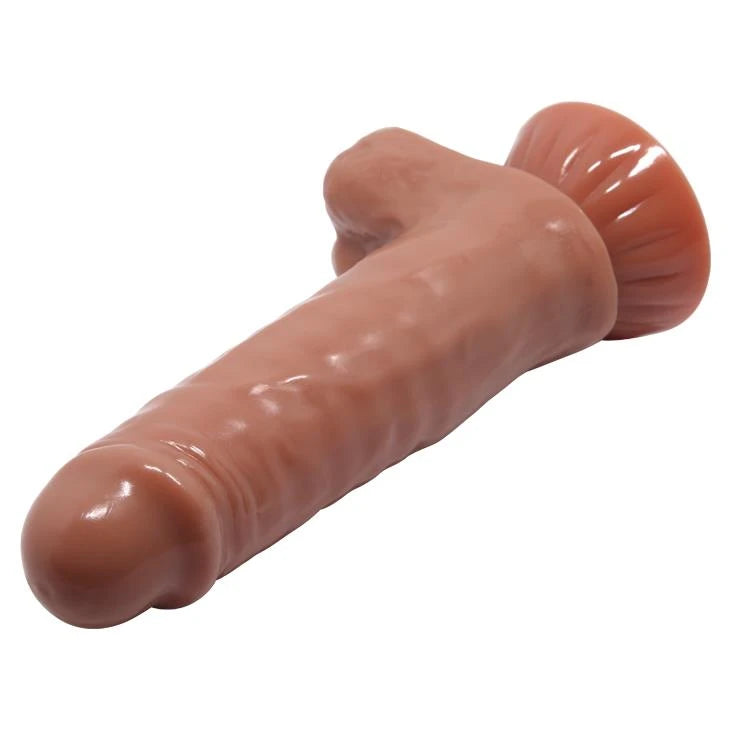 Dildo realistico Baron – con ventosa, impermeabile, marrone | Baile