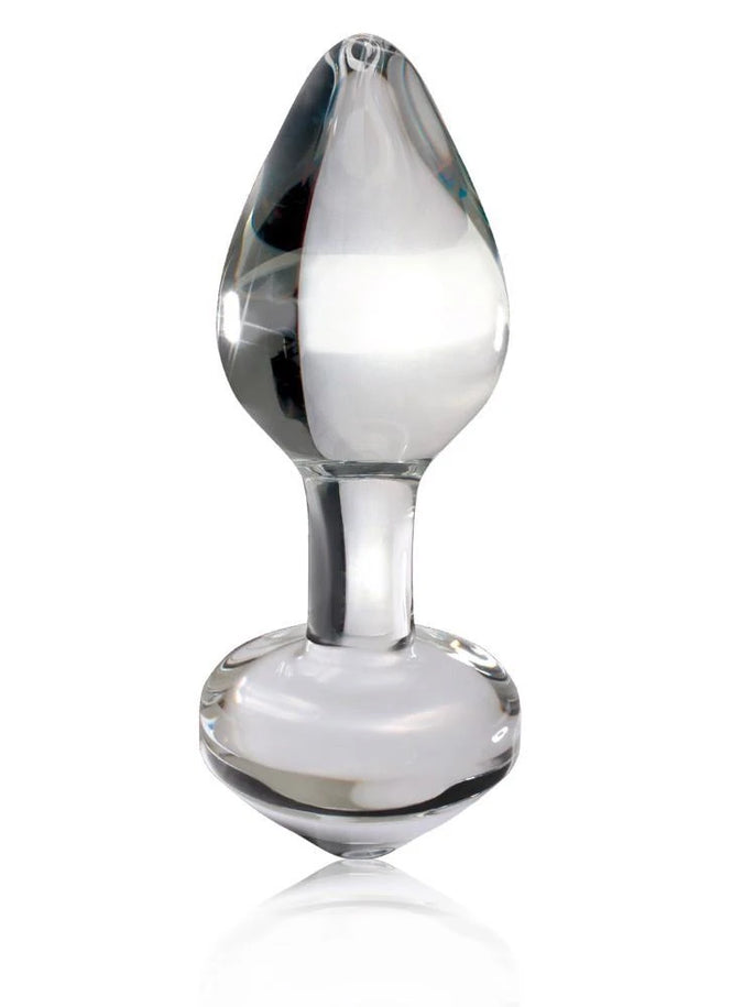 Plug anal No 44 8 cm – de cristal, transparente | Icicles