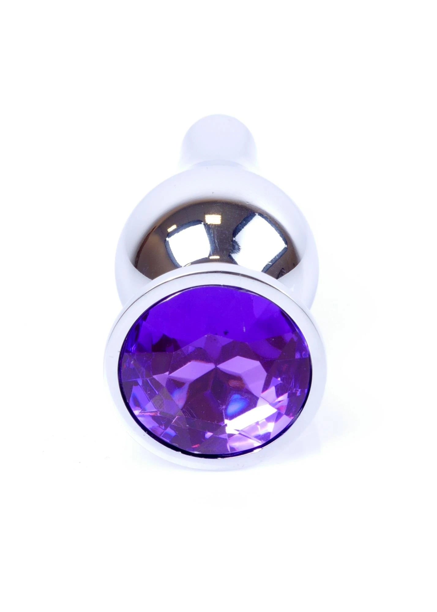 Plug-bijou Silver BUTT PLUG- Violet