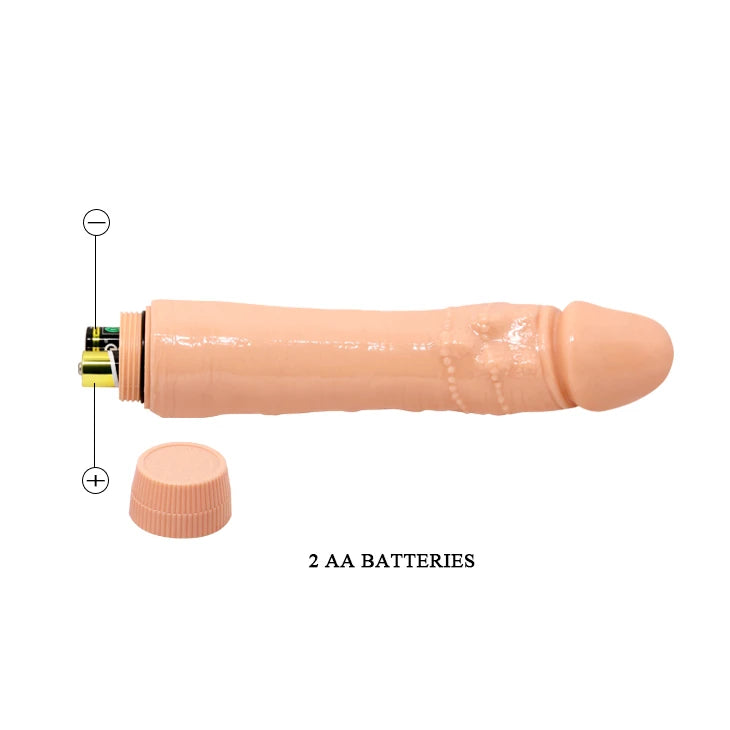 Vibrador realista Barbara Dybbuk 9.5 – nude | Baile