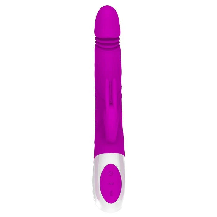 Vibratore rabbit Adrian 4 funzioni – ricaricabile, rosso | Pretty Love