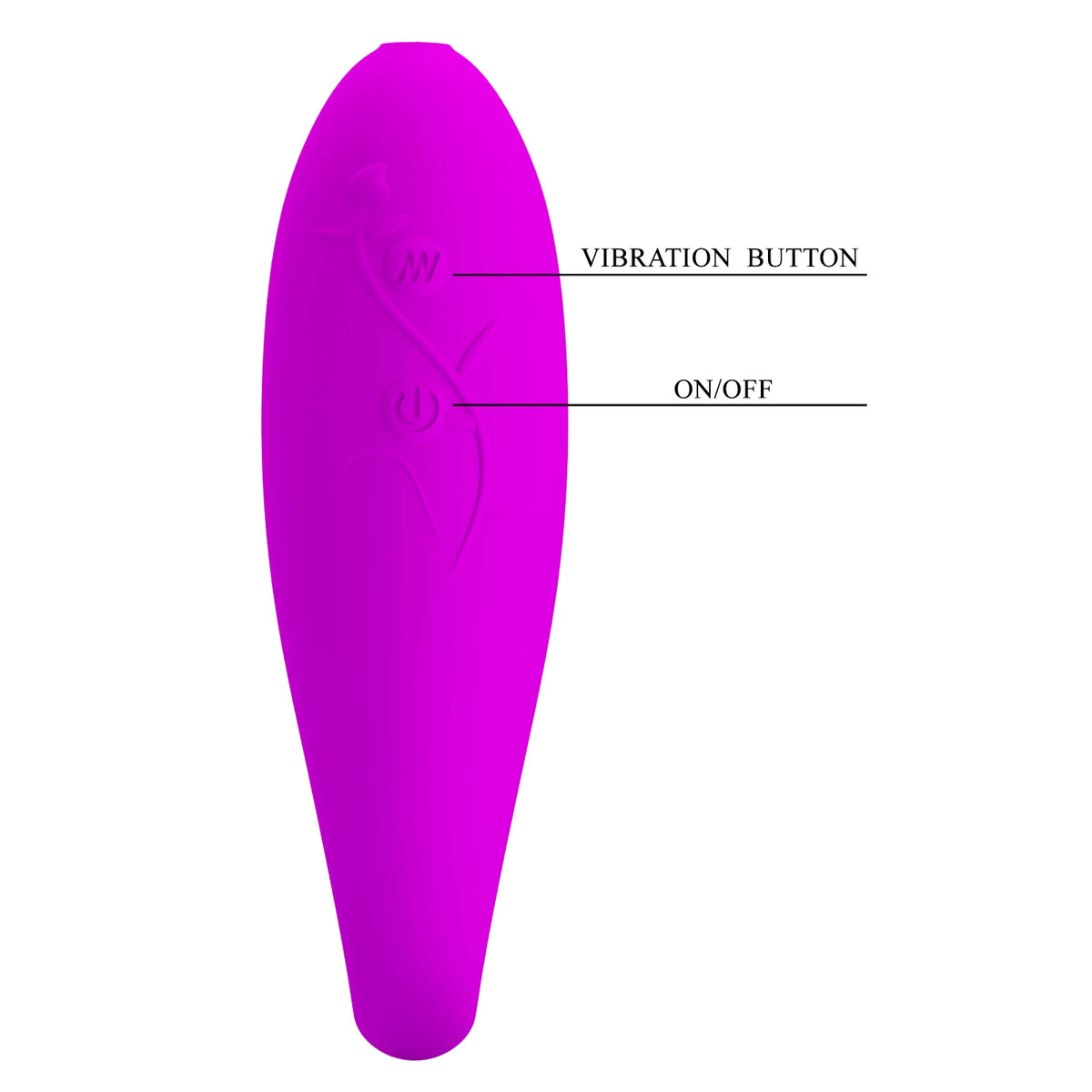 Clitoral stimulator Fascination 30 functions – rechargeable, fuchsia | Pretty Love
