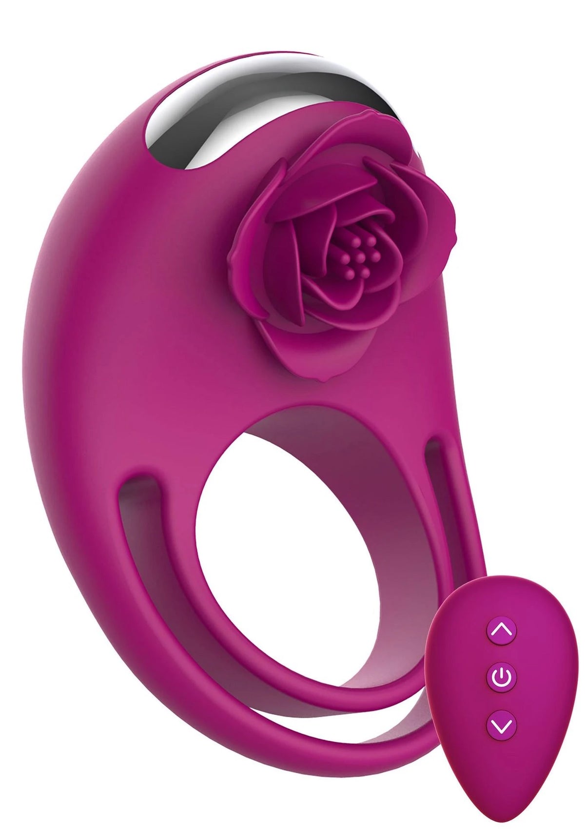Cock ring Put CRing 3 speeds – remote control, rechargeable, fuchsia | ToyJoy