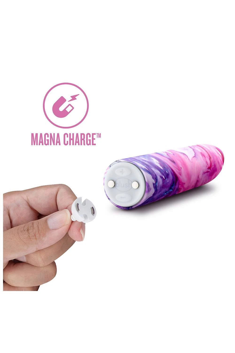 Mini vibrador Limited Addiction Entangle 10.2 cm – recarregável, lilás | Blush