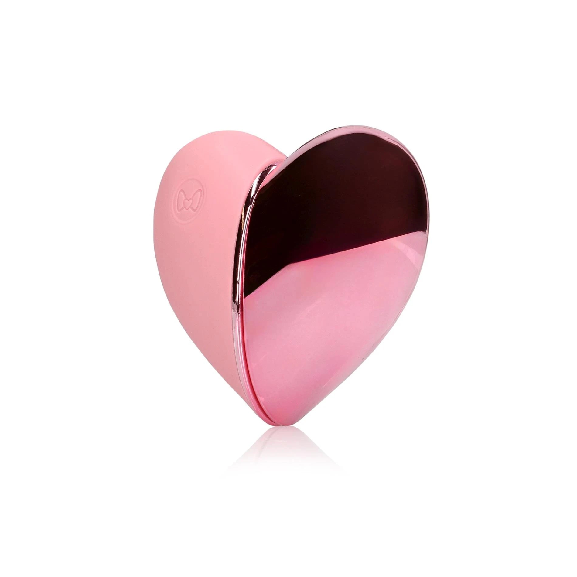 Tapping Heart Vibrator - Pink Arabesque