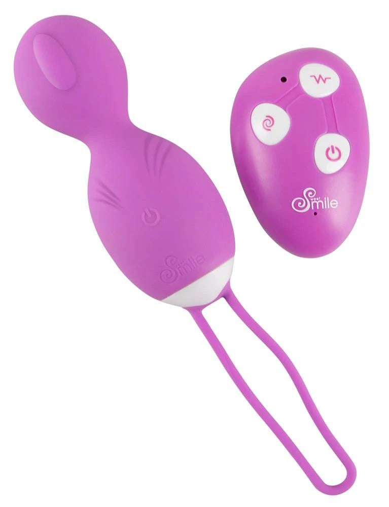 Huevo vibrador Controlled 10 funciones – rotatorio, con mando a distancia, morado | Sweet Smile