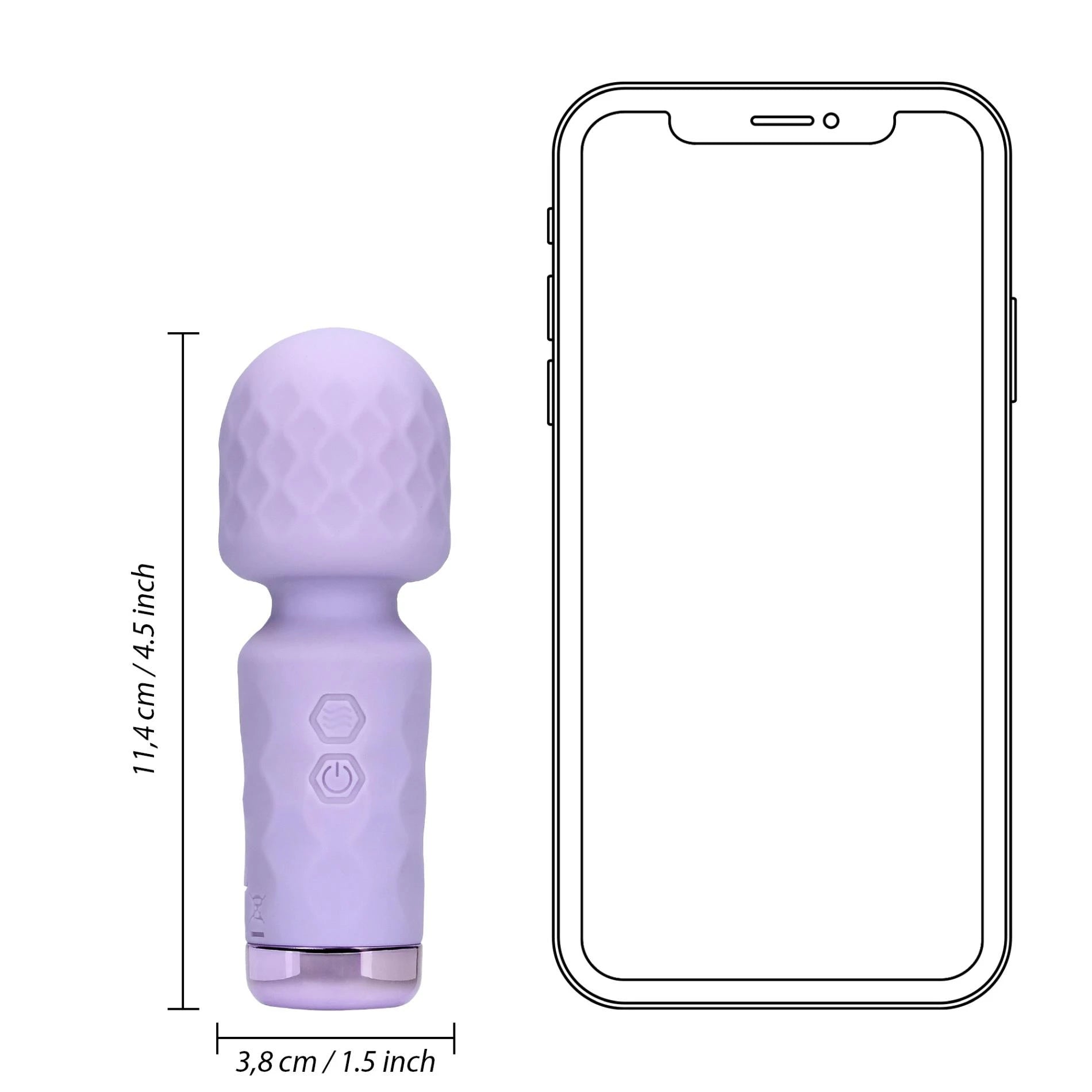 Mini Wand Vibrator - Night Magic