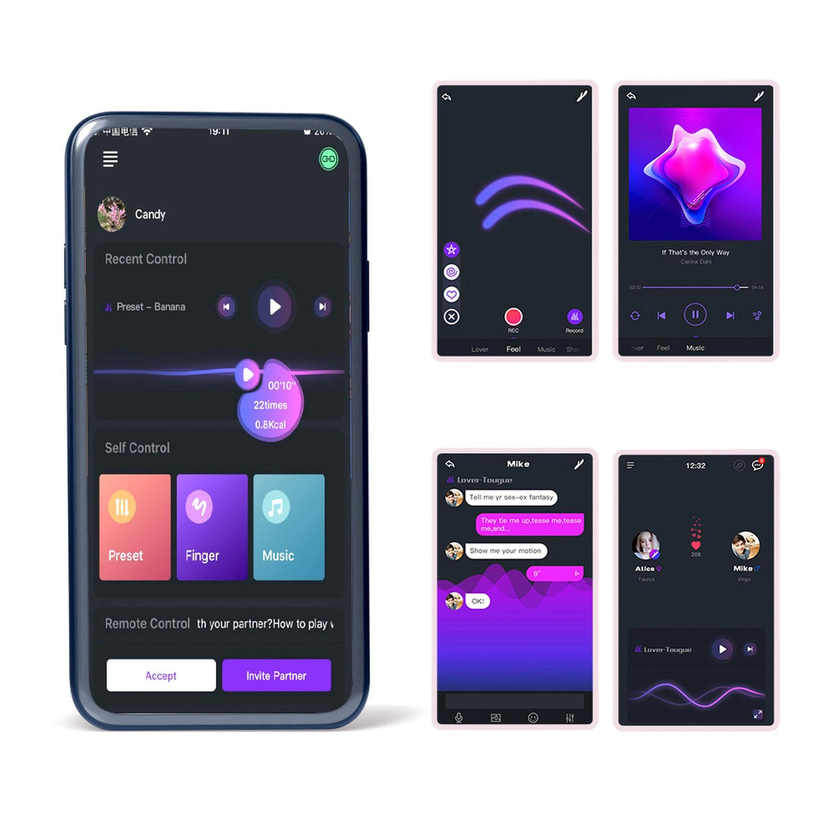 Penisring Rise Smart Wearable – App-gesteuert, wiederaufladbar, grün | Magic Motion