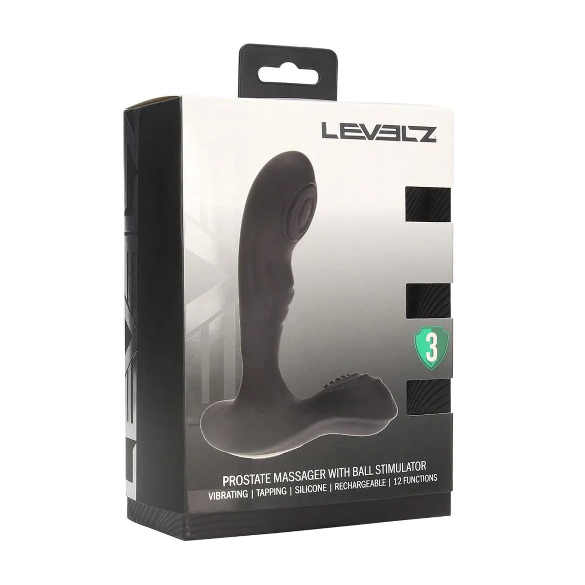 Massaggiatore prostatico Tapping – nero | Levelz