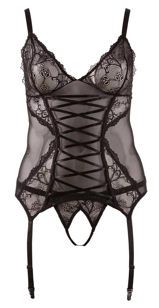 Fehérnemű szett Cami – fekete 26309901051 | Cottelli CURVES