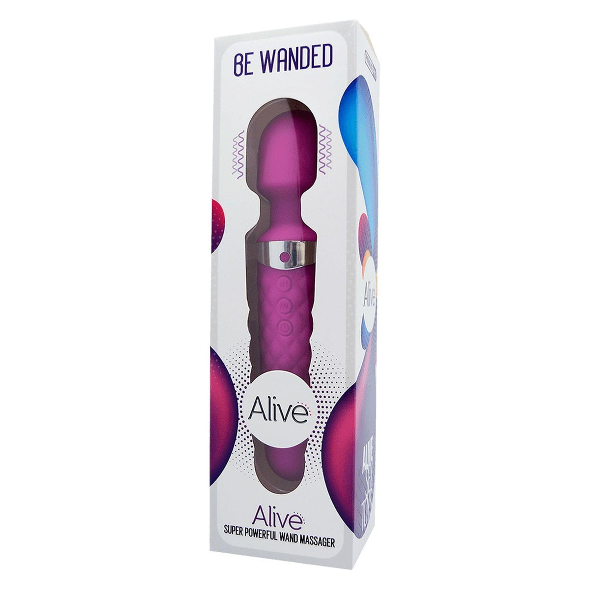 Massaggiatore wand BE Wanded – ricaricabile, viola | Alive