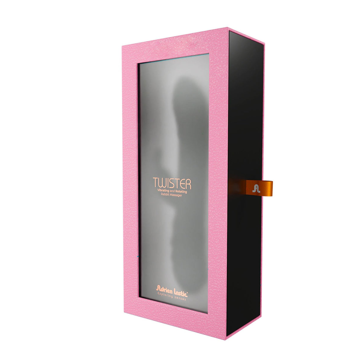 Vibratore rabbit Twister – ricaricabile, nero | Alive