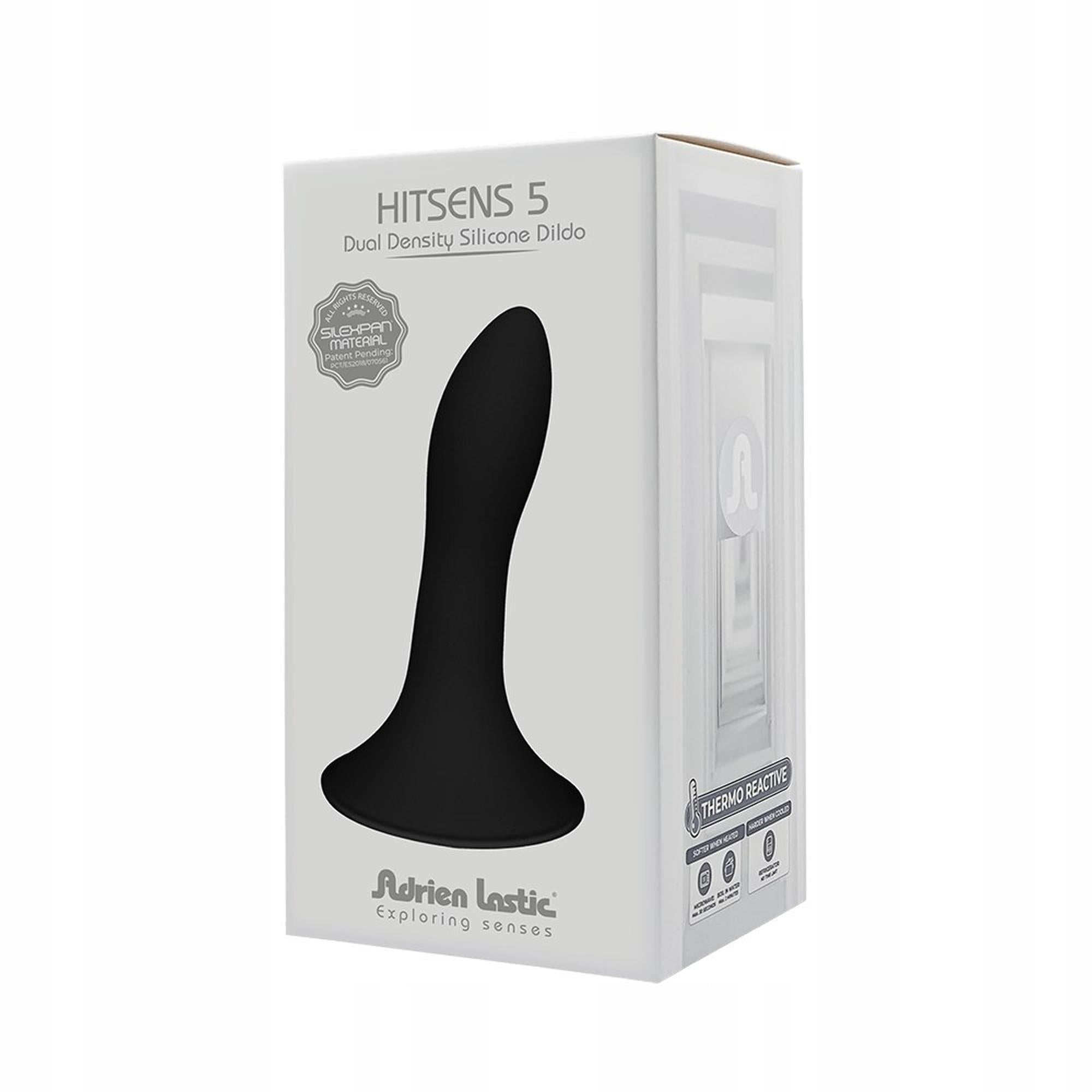 Dildo-HITSENS 5 (12,7 cm) Noir