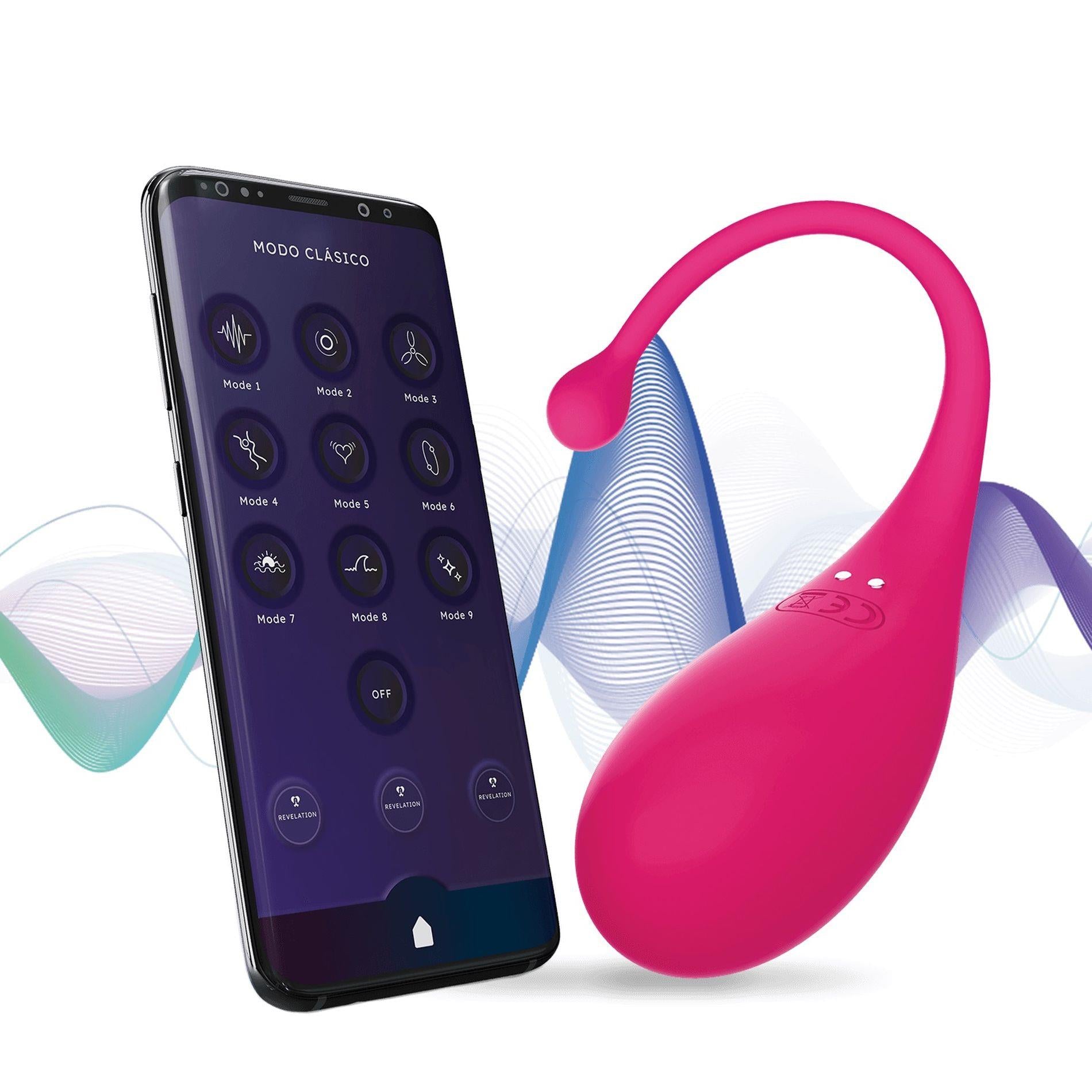 Palpitation Fuchsia (œuf vibrant + appli)