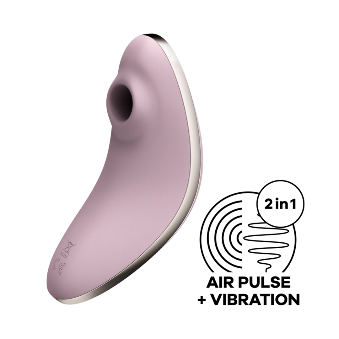 Clitoral stimulator Vulva Air Pulse 10 functions – double, pink