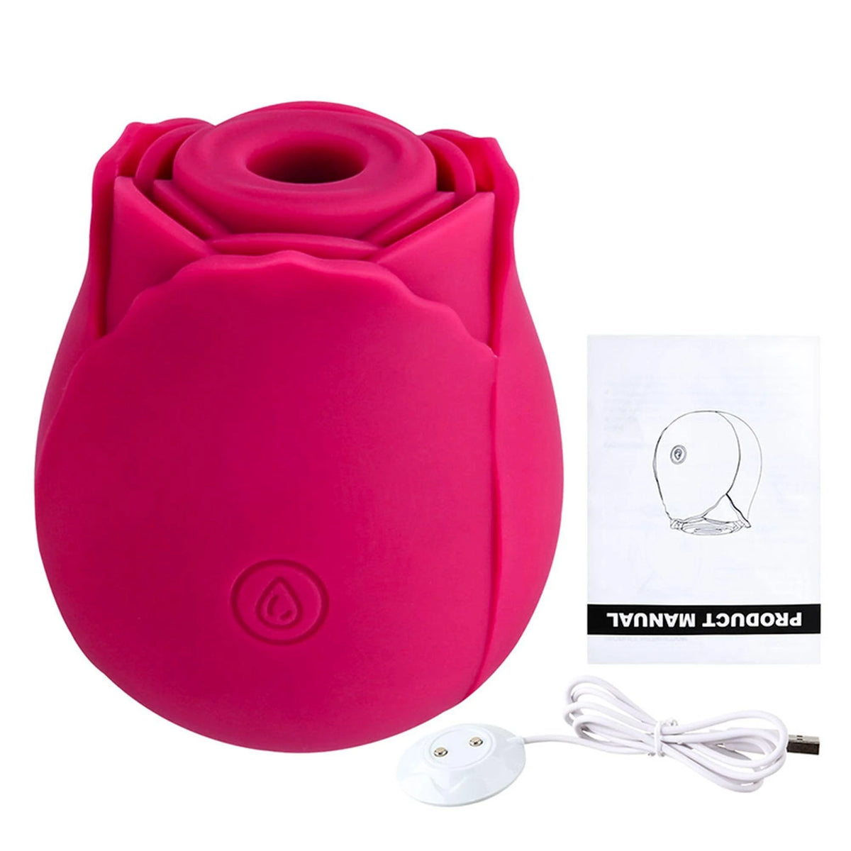 Stimulateur clitoridien 10 fonctions – rechargeable, rouge | Favorites