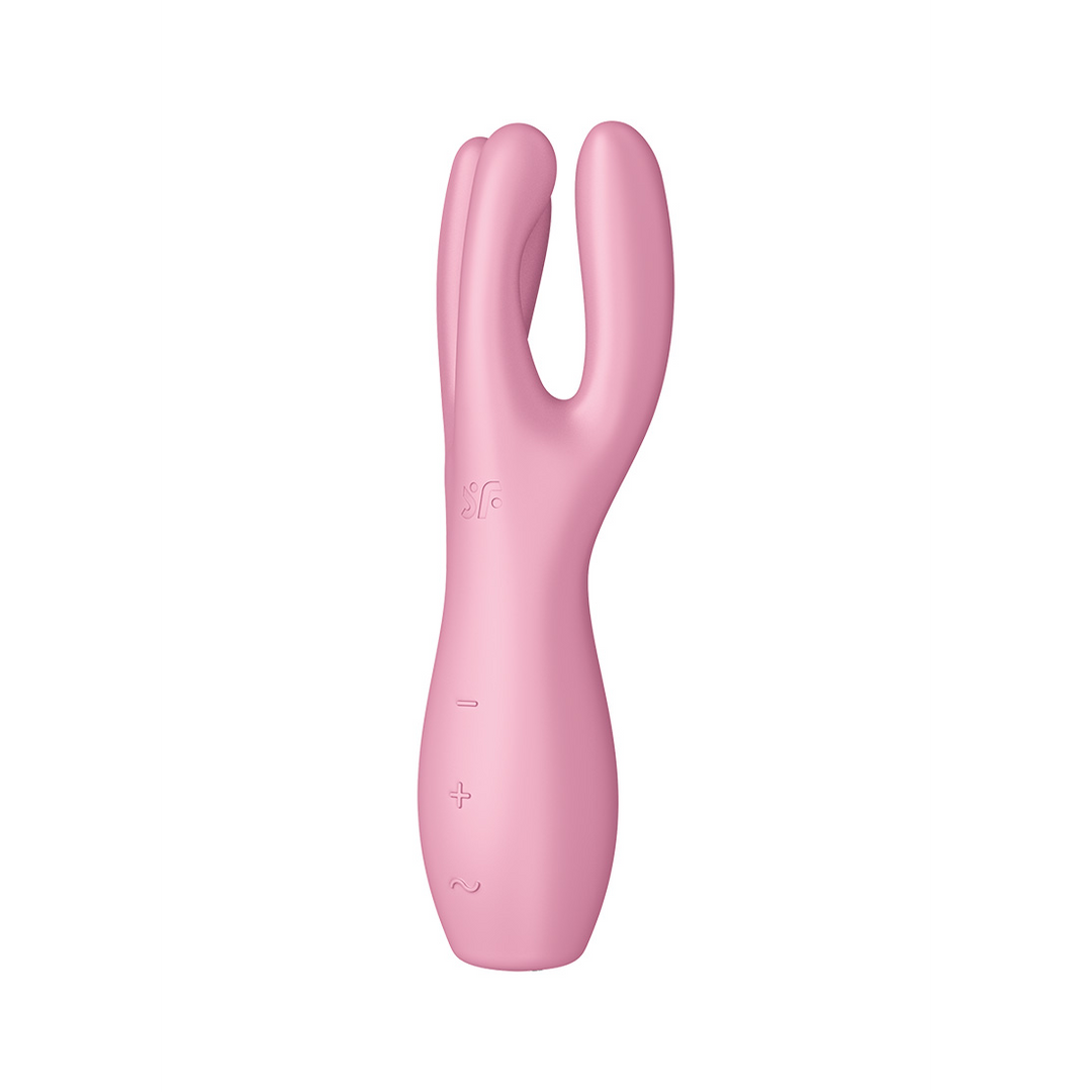 Klassischer Vibrator Threesome 3 Lay 12 Funktionen – rosa | Satisfyer