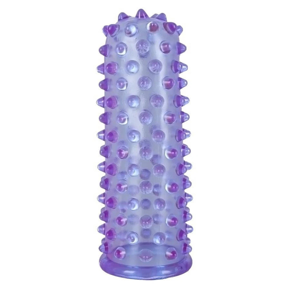 Vibromasseur pour doigt – violet 8 cm