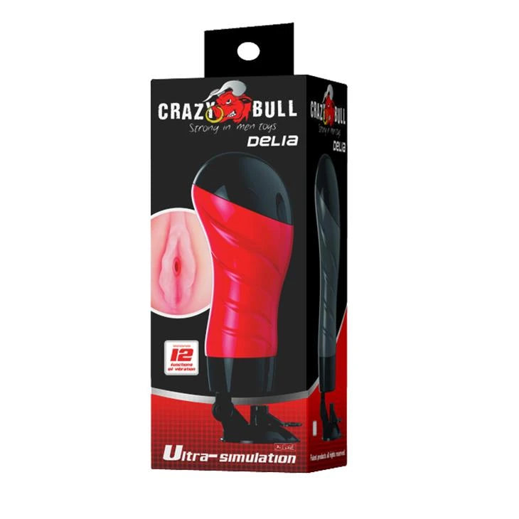 Masturbador Bull Delia 12 funções – vibratório, nude BM-00900T46Z | Pretty Love