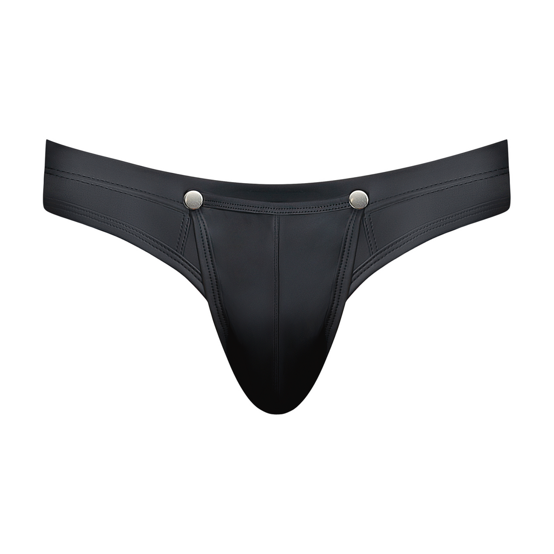 Tanga de homem Snap Off – preta 410298BKLX | Male Power