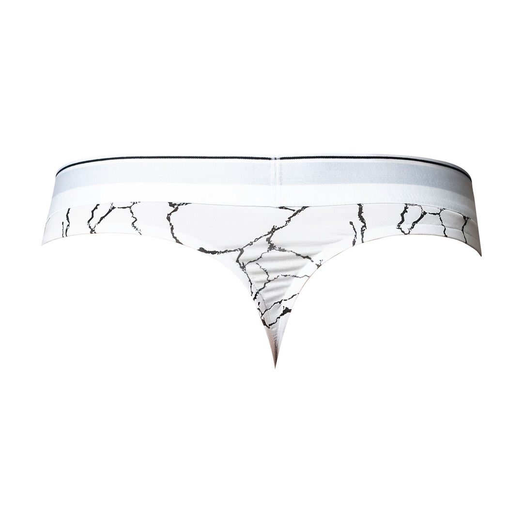 Tanga de homem Marble – branca 412299BWSM | Male Power