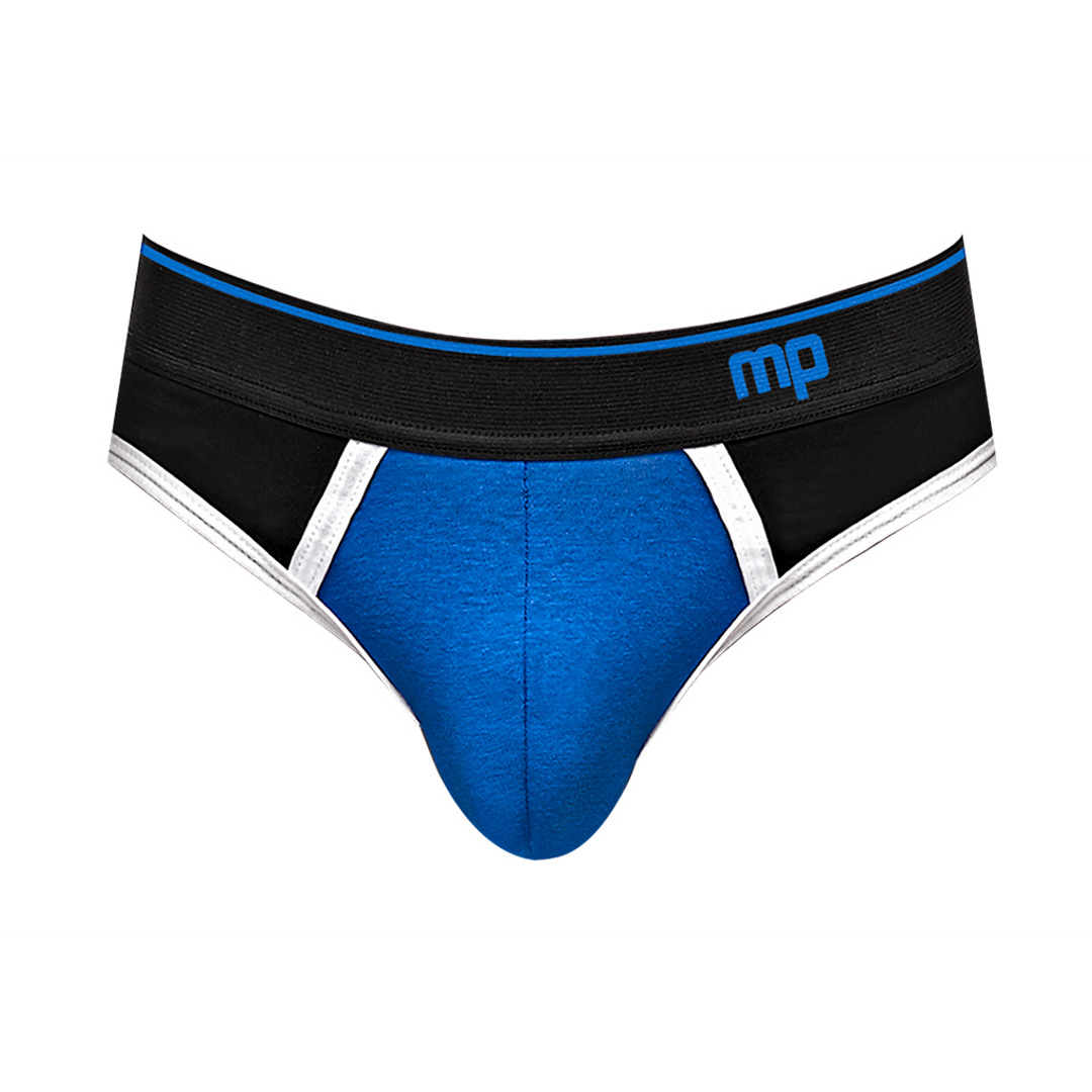 Tanga de hombre Panel – azul | Male Power