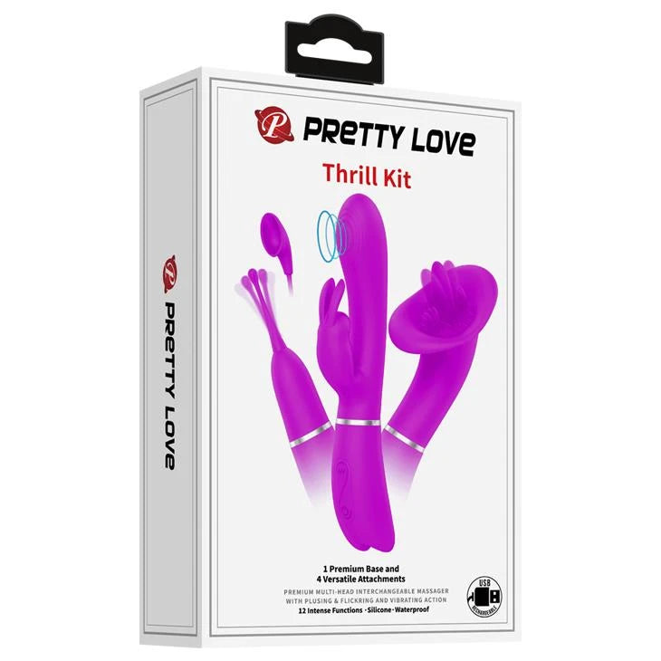Kit Thrill 12 funzioni – ricaricabile, vibrante | Pretty Love