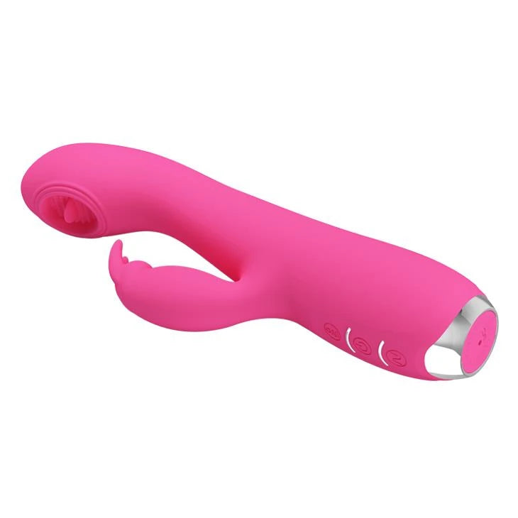 Vibratore rabbit Rachel 3 Licking 12 12 funzioni – ricaricabile BI-014783-1 | Pretty Love