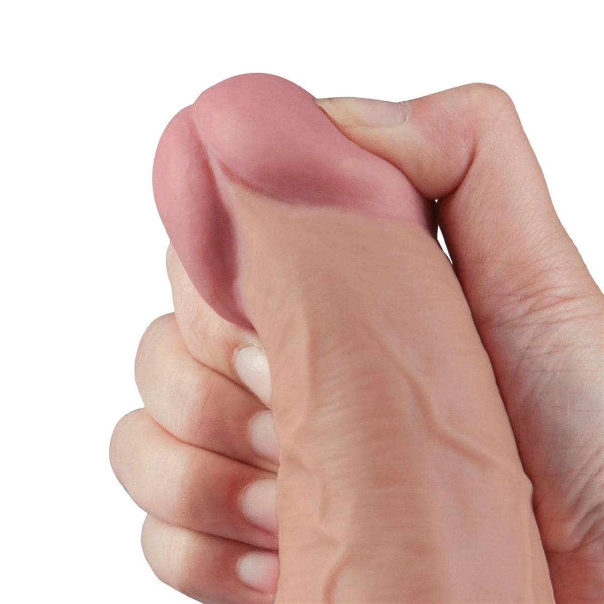 Gode Softee 10 fonctions – rechargeable, vibrant, nude 10-LV330214 | Lovetoy