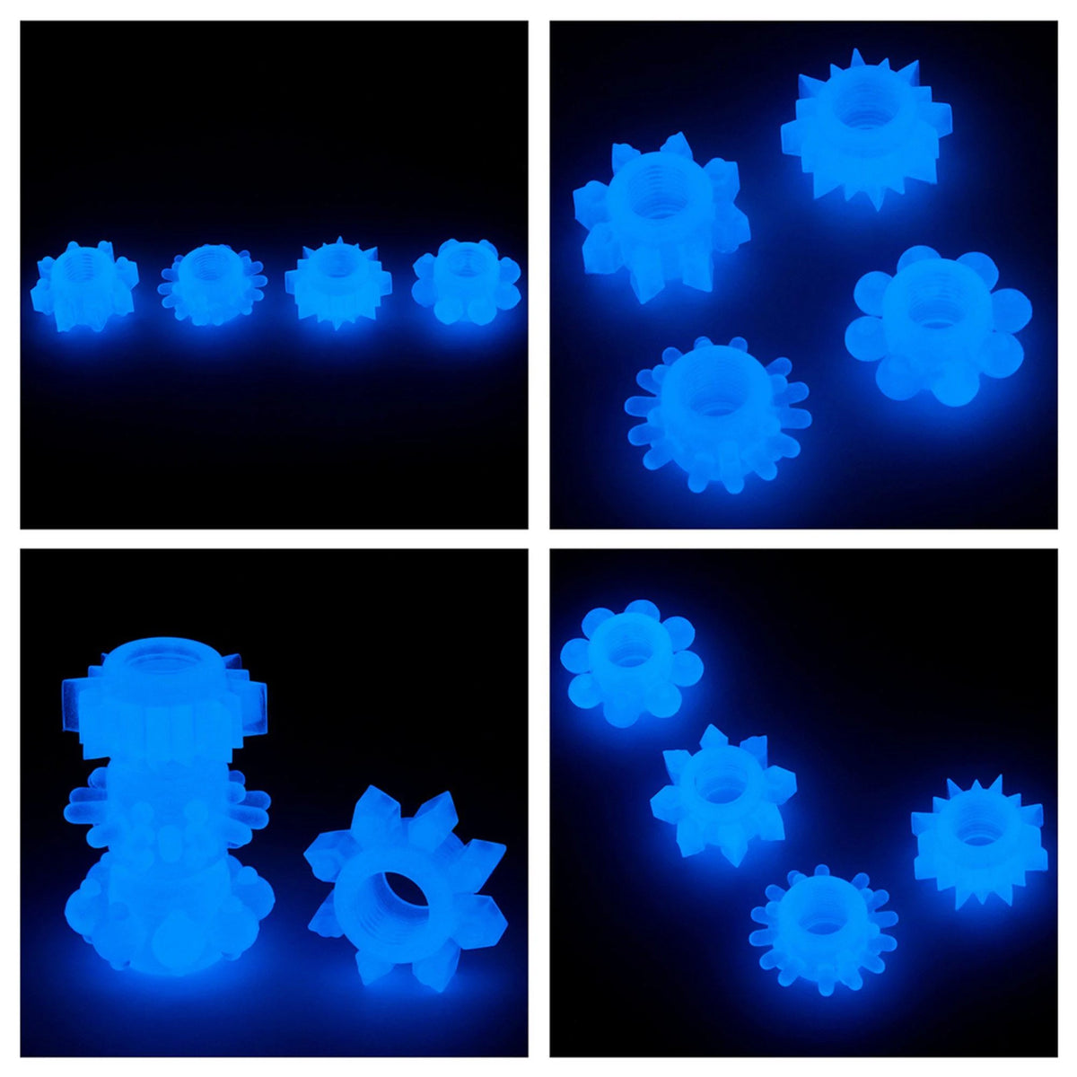 Anello fallico Lumino Play – vibrante, blu 10-LV343011 | Lovetoy