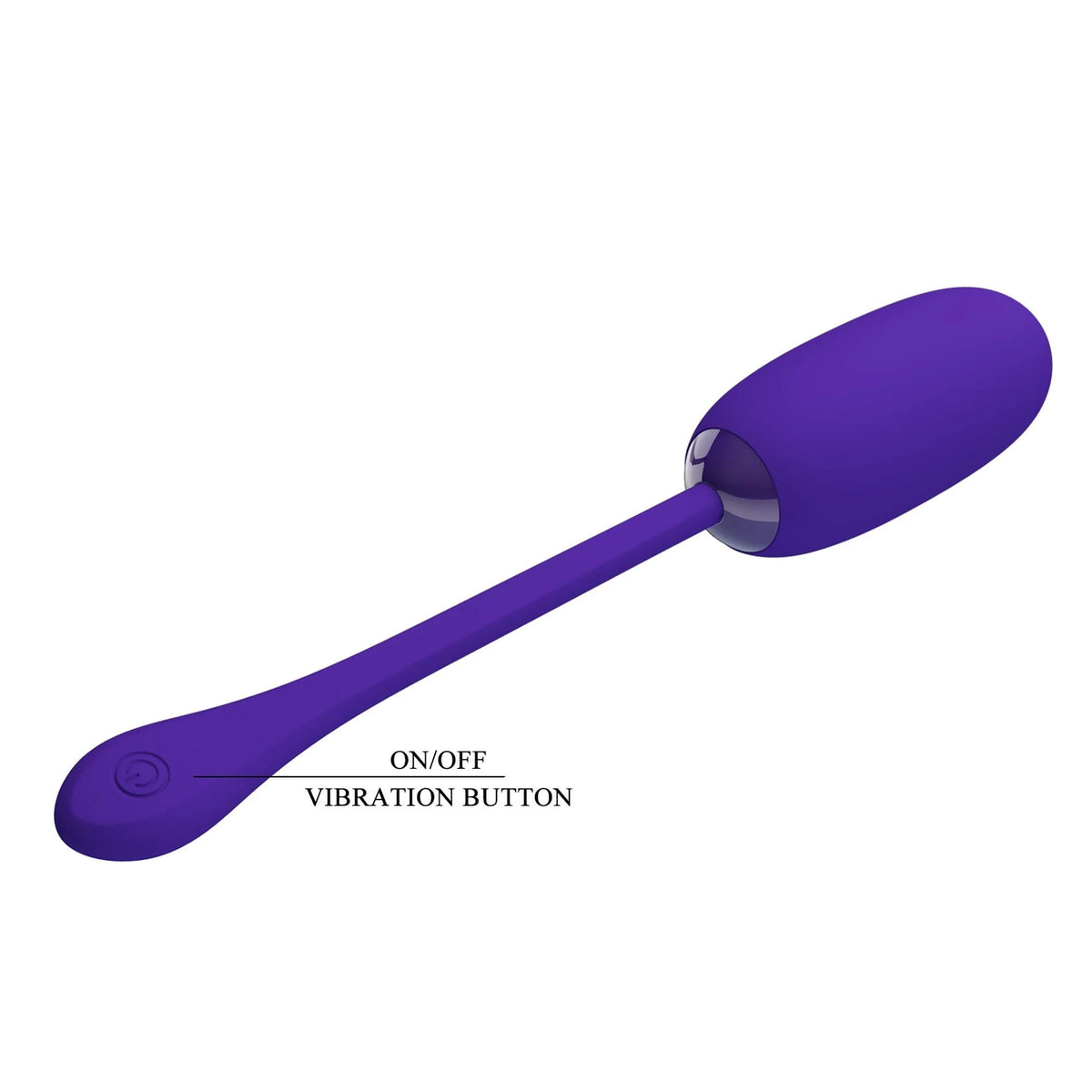 Ovetto vibrante Julius 12 funzioni – ricaricabile, viola | Pretty Love