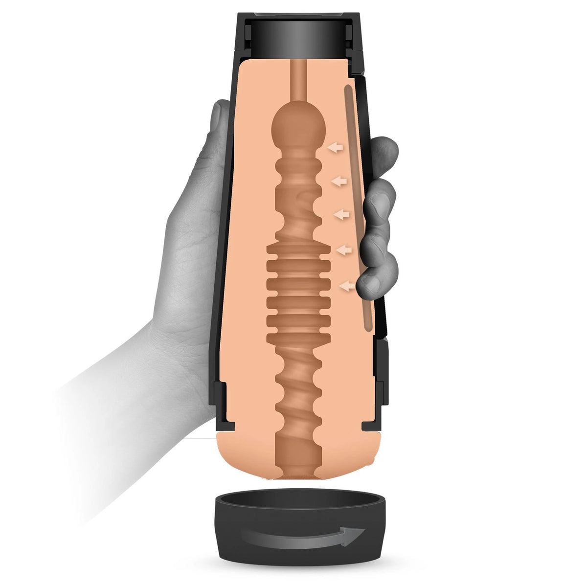 Masturbatore Jessie Andrews Ultraskyn 22.9 cm – nude | Doc Johnson