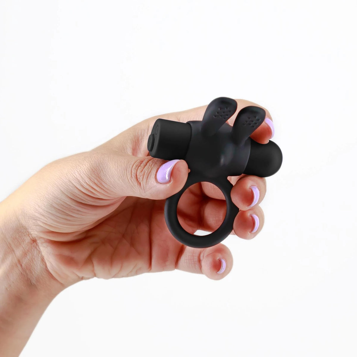 Anillo para el pene Nacho 10 funciones – con mando a distancia, vibrador, negro | Crushious