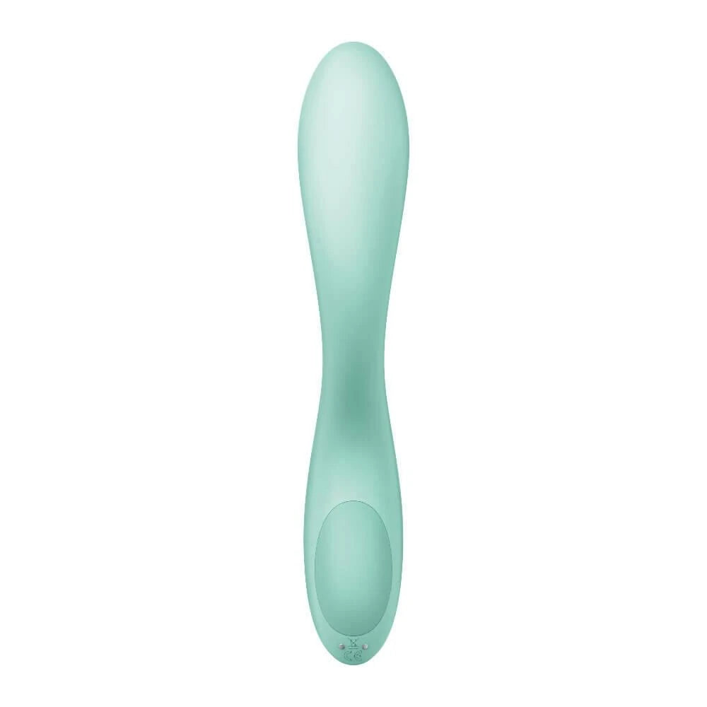Vibratore punto G Rrrolling 11.7 cm – ricaricabile, verde | Satisfyer