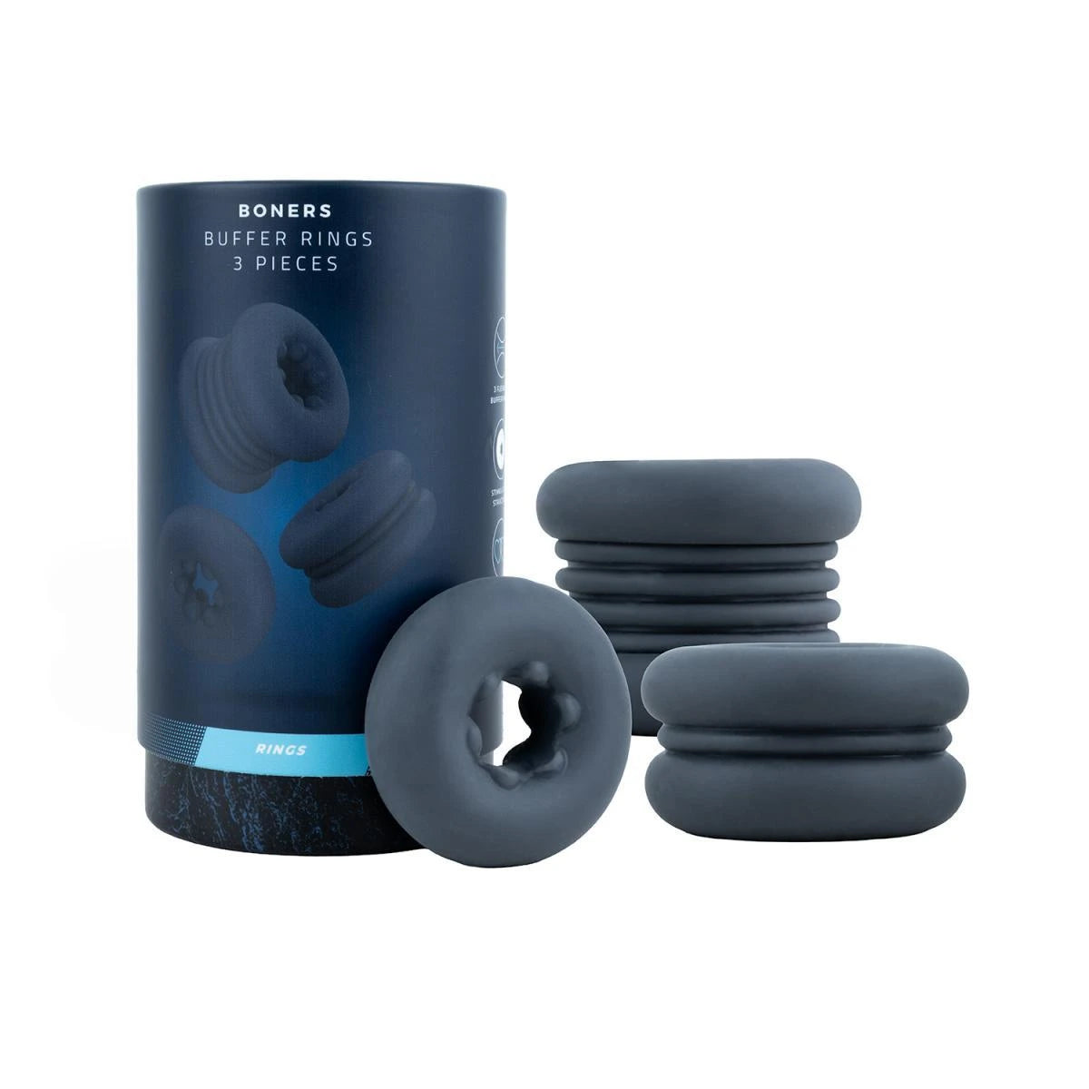 Anello fallico Buffer – blu | Boners