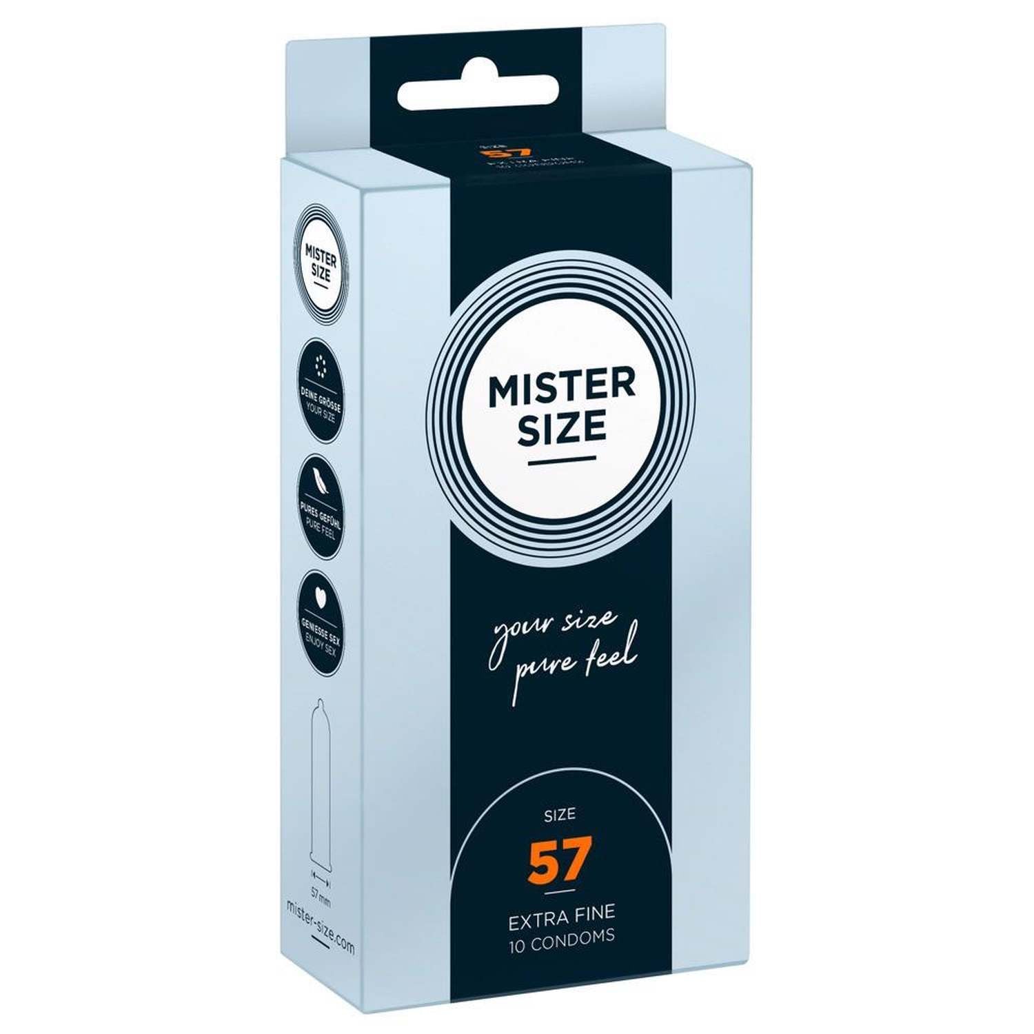 Mister Size 57mm pack de 10