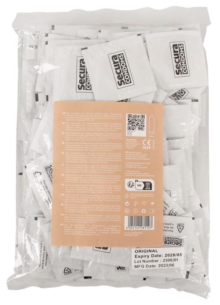Sachet de 100 pièces Secura Original