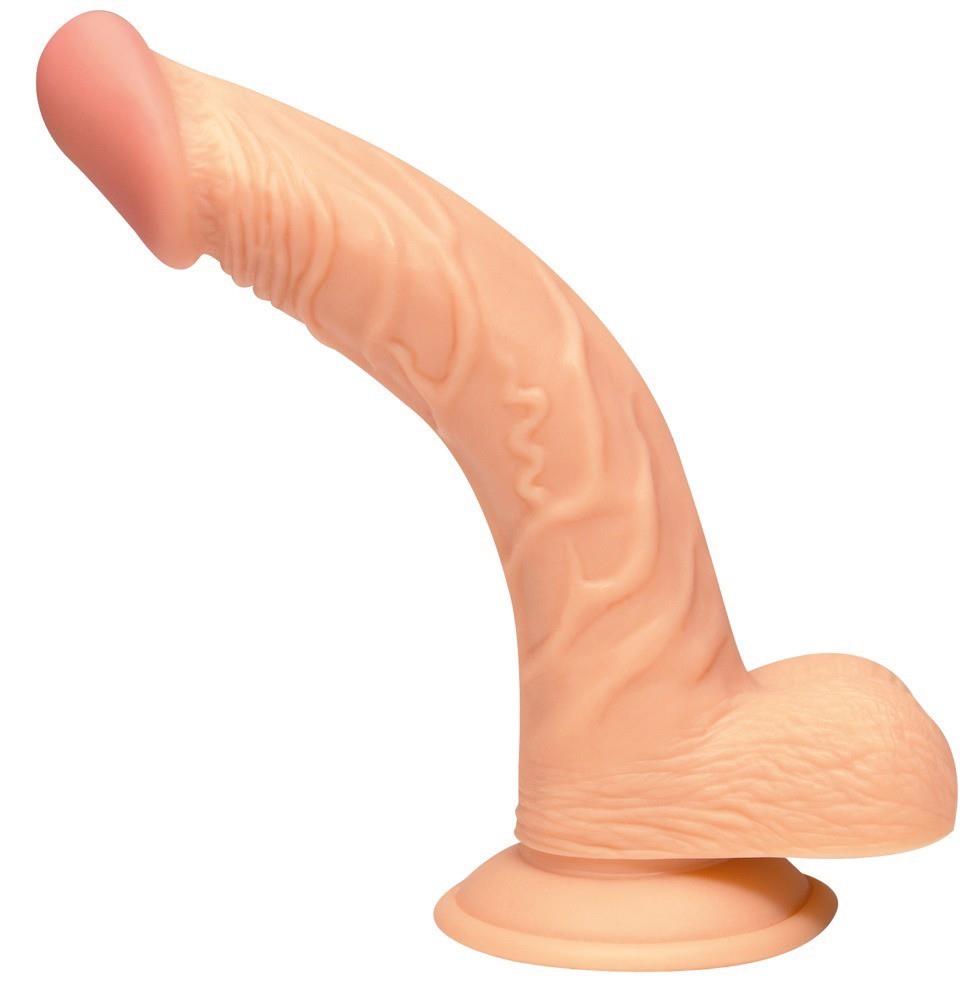 Dildo realistico Curves 19 cm – con ventosa, nude | NMC